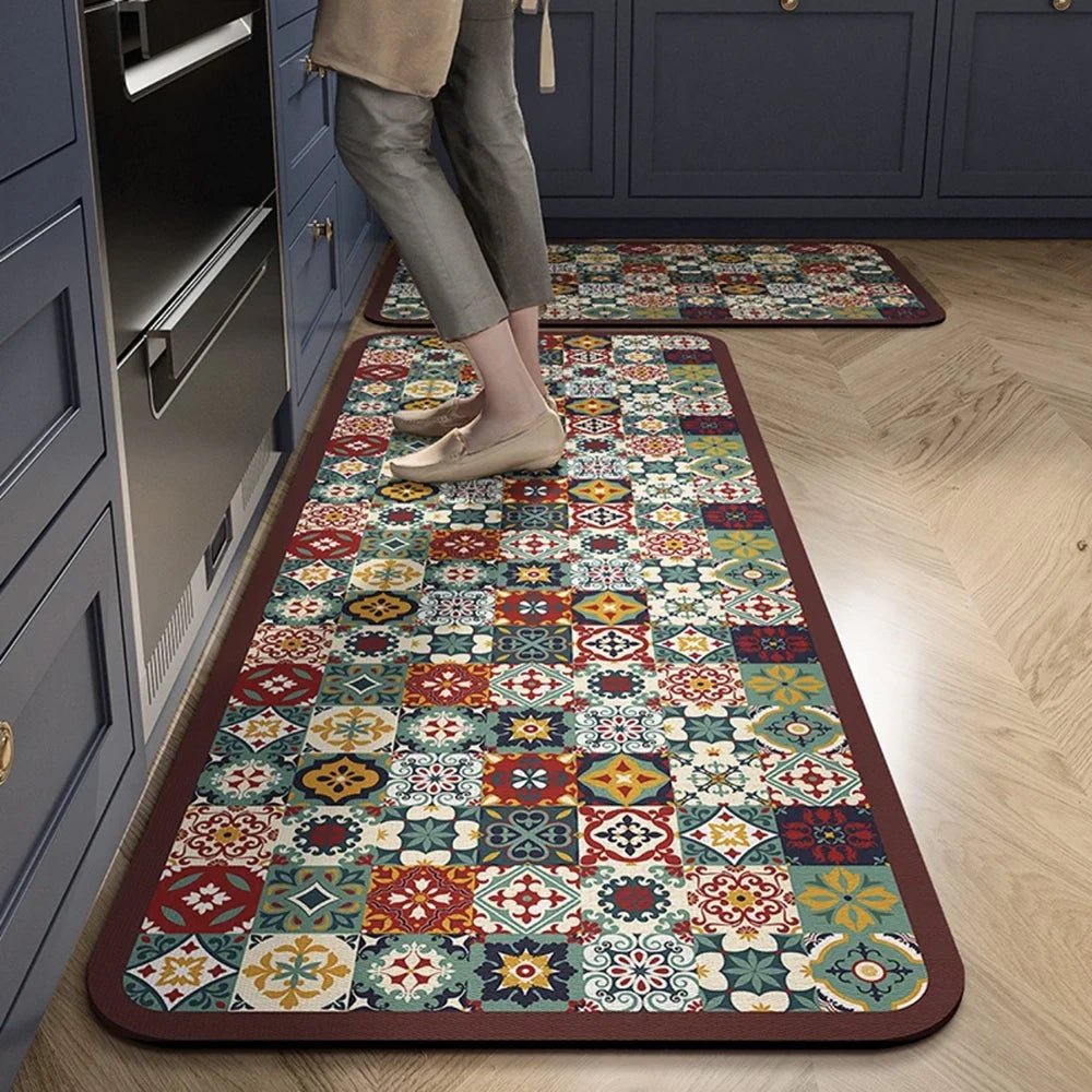 SecureStay Non-Slip Comfort Rug for Daily Living Spaces