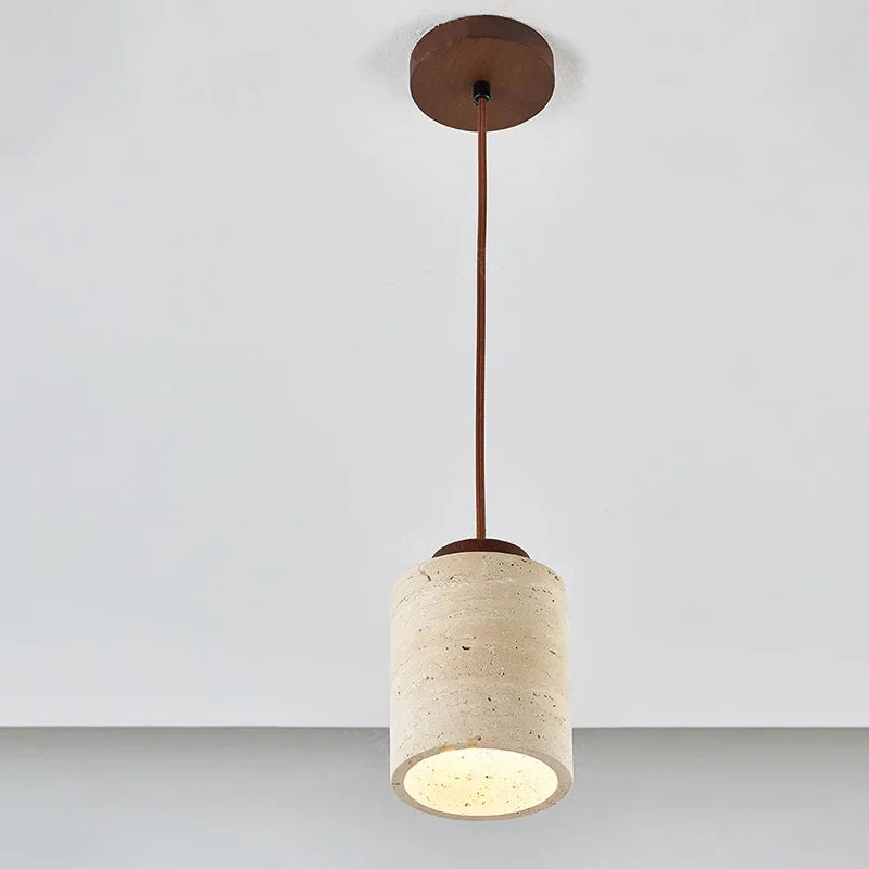 Serene Stone Pendant Light – Elegant Hanging Lamp for Any Room
