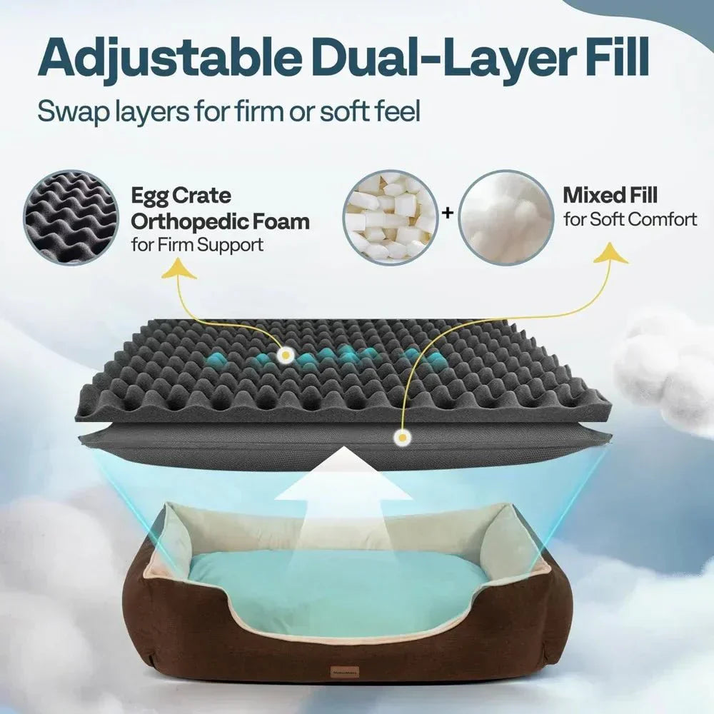 Ultimate Comfort Waterproof Foam Dog Bed for Every Breed