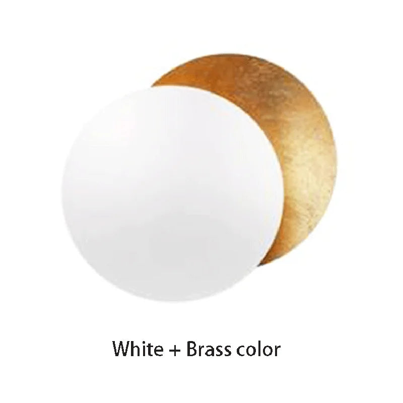 Lunar Glow Wall Sconce – Vintage LED Fixture for Any Space