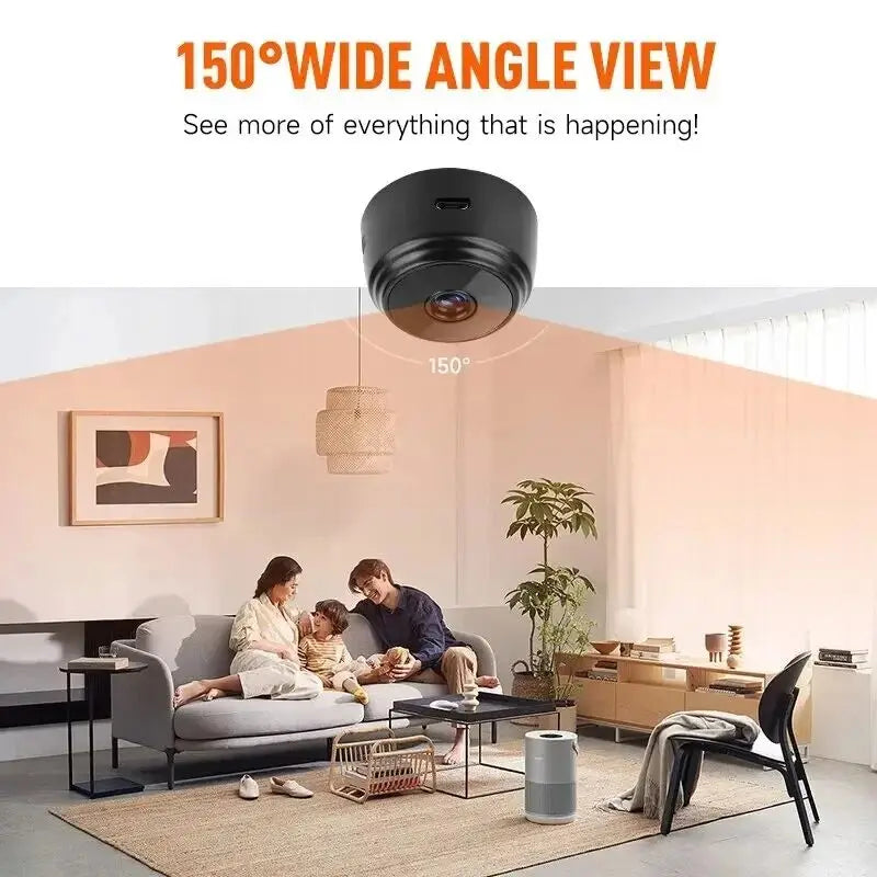 Home Camera Model Compact Wireless Home Security Camera with HD Video