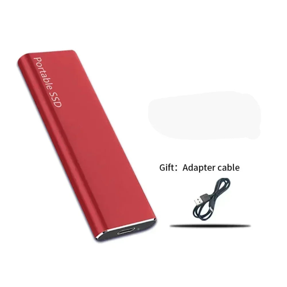 Ultra-Slim Portable SSD with USB 3.2 for Effortless Storage