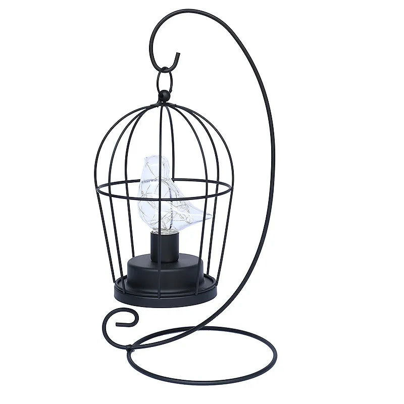 Charming Bird-Haven Table Lamp with Warm LED Glow