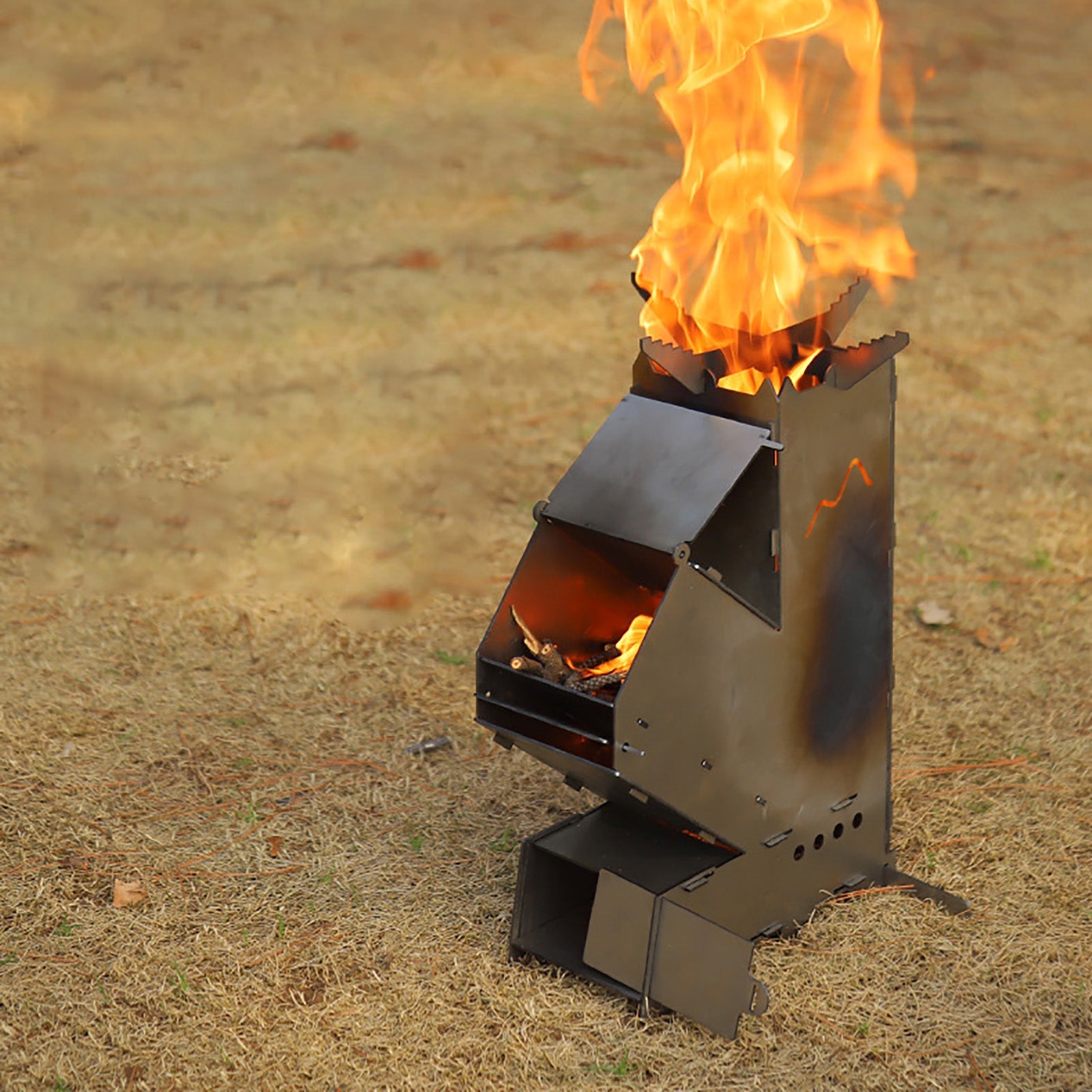 Outdoor Portable Wood Burning Stove Heater for Camping