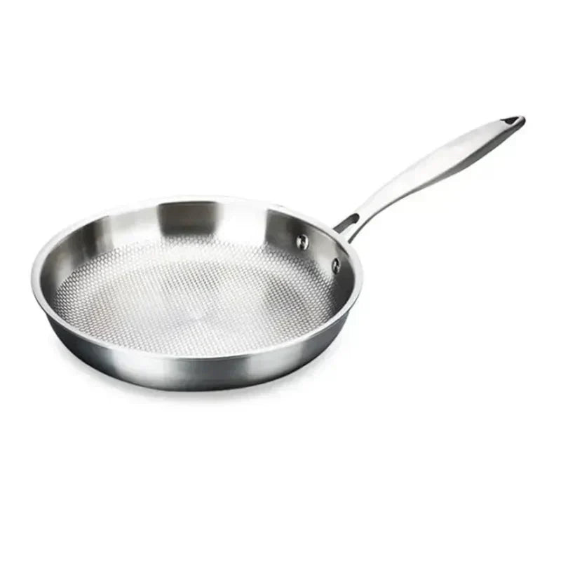 EcoChef 28/30 Cm Stainless Steel Wok Pan for All Stovetops