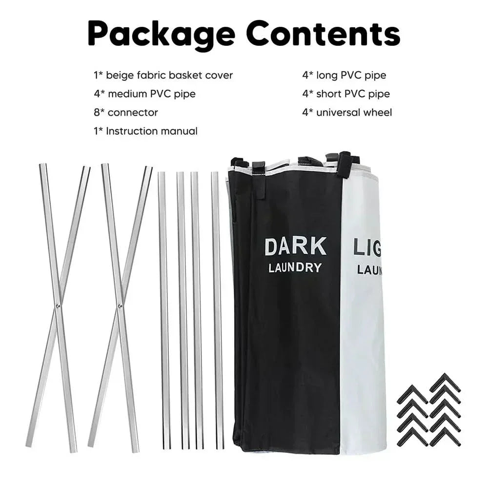 Versatile Multi-Compartment Laundry Organizer for Easy Sorting