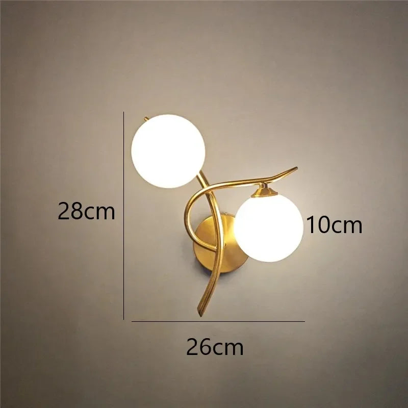 Custom LED Wall Light with Wooden Base - Perfect Gift