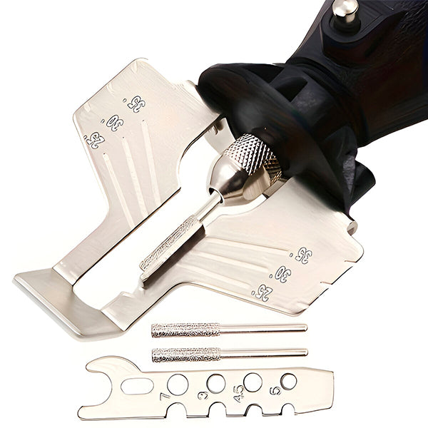 Chainsaw Blade Sharpener with Built-in Sharpening Tool