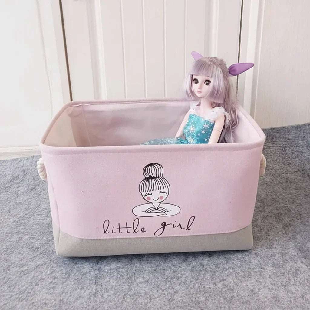 SmartFold Collapsible Storage Bin for Kids' Room Organization