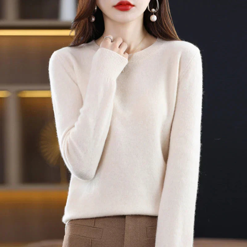 LuxeCashmere Women's Pure Merino Wool Sweater Collection