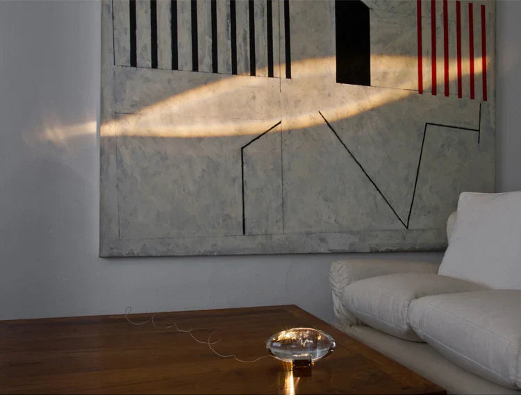 Sleek LED Crystal Egg Lamp for Elegant Home Ambiance
