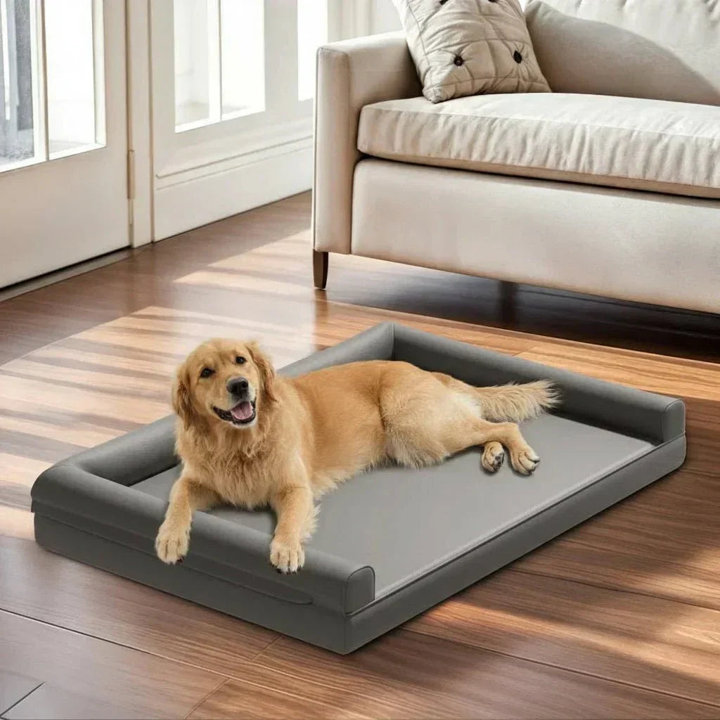 ComfortCraft Premium Orthopedic Dog Couch with Waterproof Edges