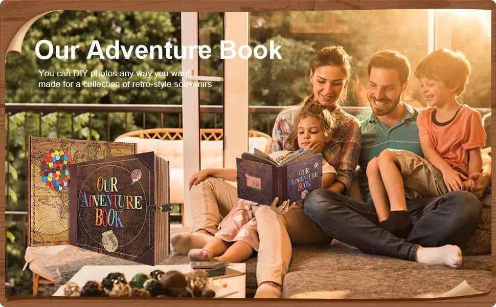 CherishBound 146-Page Customizable Scrapbook for Memories