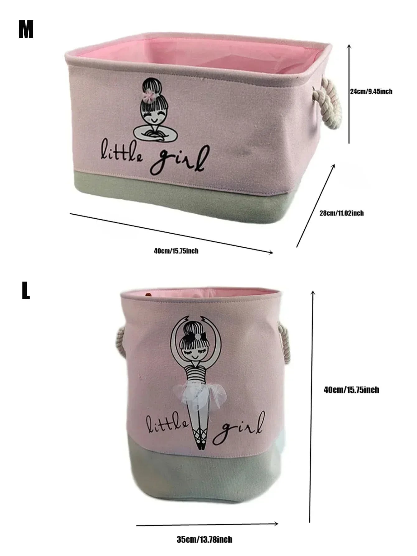 SmartFold Collapsible Storage Bin for Kids' Room Organization