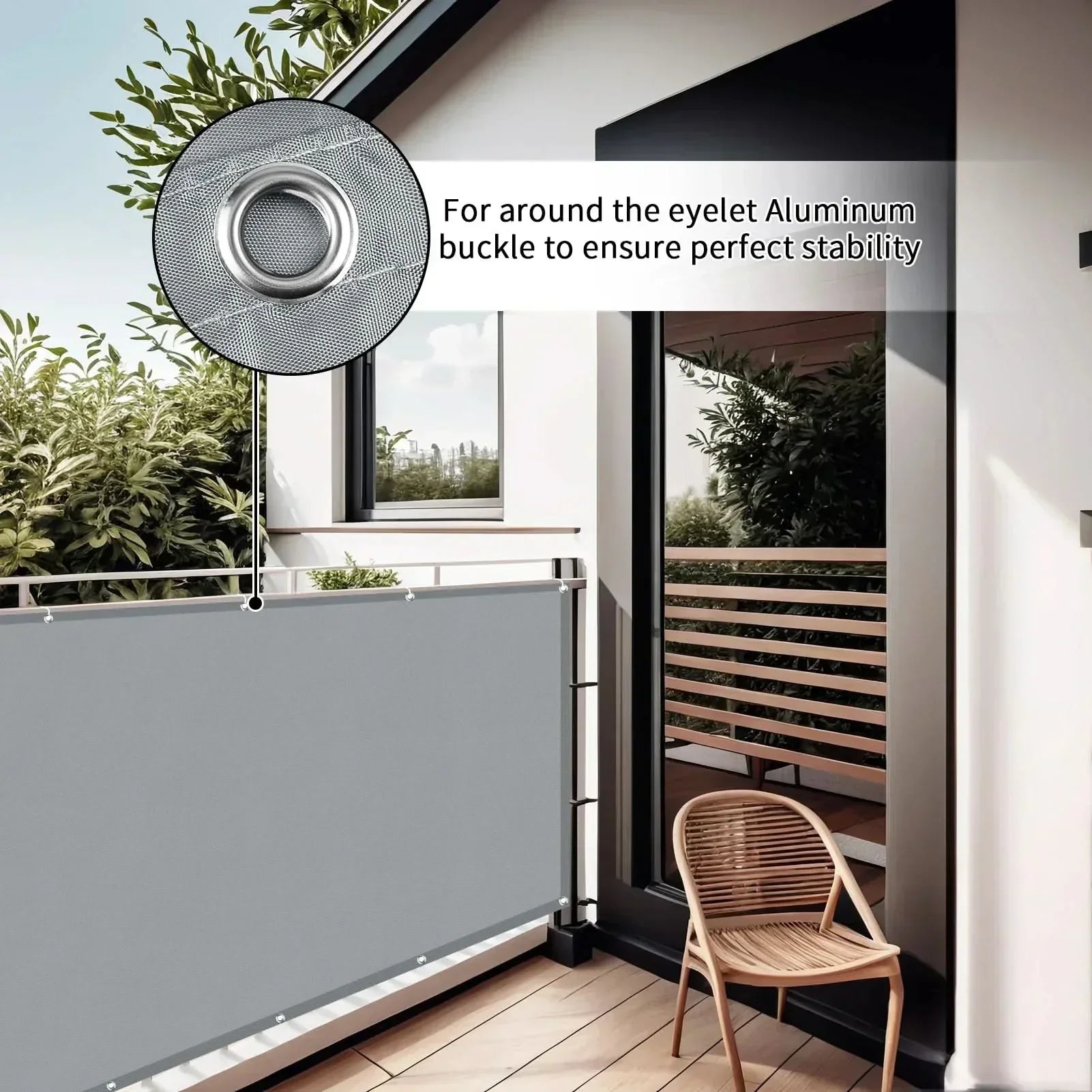 GardenGuard Outdoor Privacy Screen with UV and Weather Protection