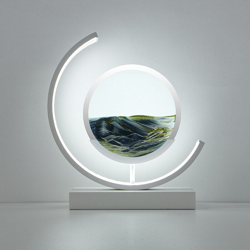 Sandscape Motion LED Table Lamp for Artistic Home Lighting