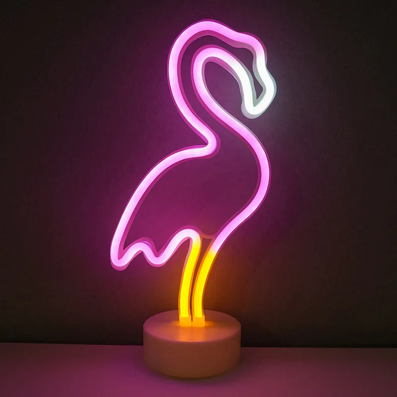 Charming LED Table Lamp with USB & Battery Options for Any Space