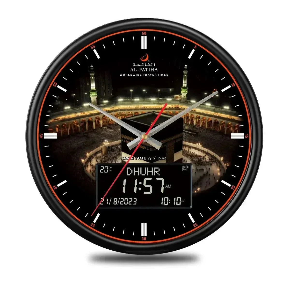 FaithSync Digital Prayer Clock with Auto Time Adjustment