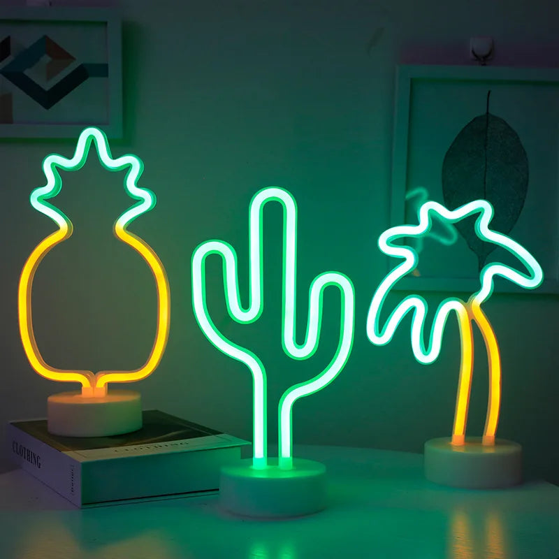 Charming LED Table Lamp with USB & Battery Options for Any Space