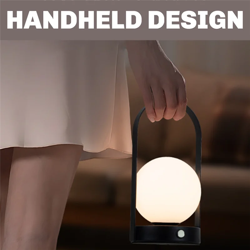 Versatile Rechargeable LED Table Lamp with Dimming Options