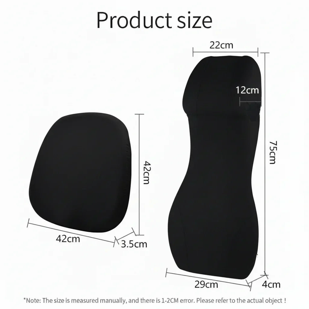 ComfyDrive Memory Foam Car Neck & Back Support System