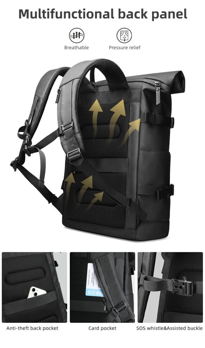 ExpandaPack Versatile Outdoor Backpack with Laptop Sleeve