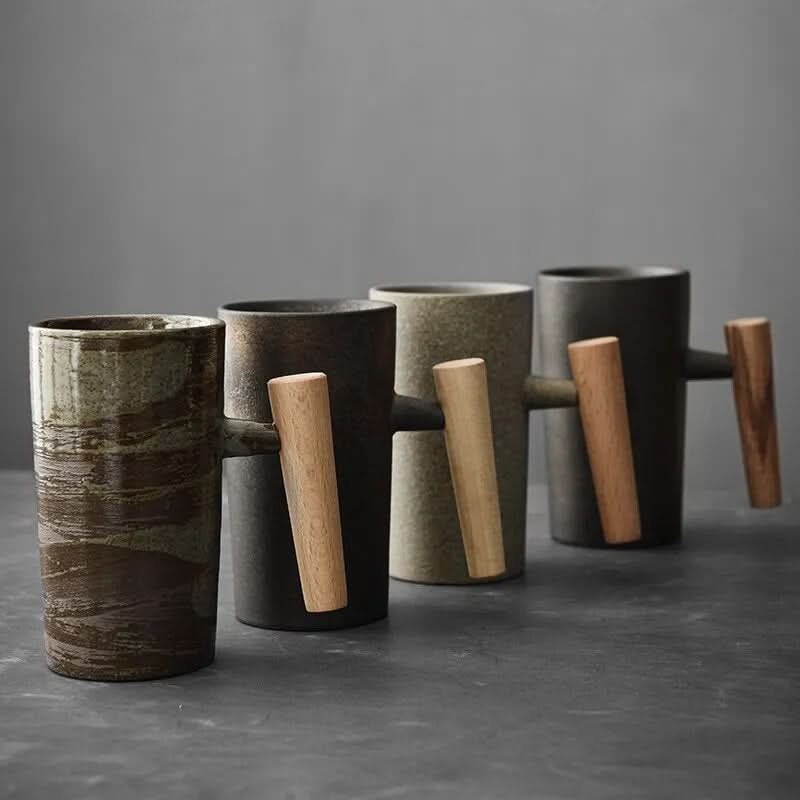 Serenity Brew Artisan Latte Mugs for a Tranquil Coffee Ritual