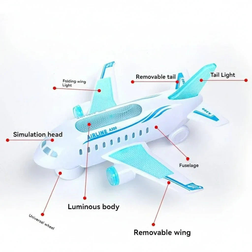 AeroTwirl LED Flying Toy with 360-Degree Spin and Sound