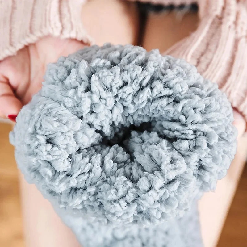 Cozy Luxe Cashmere Socks for Women with Secure Grip
