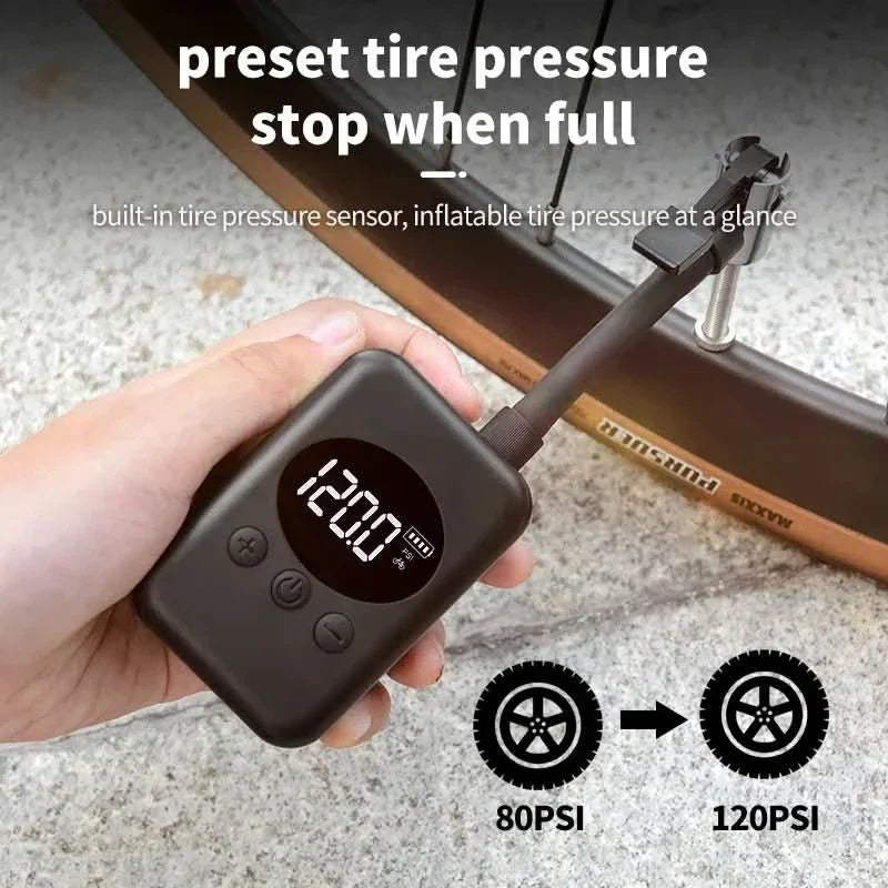 PioneerAir Compact 150 PSI Mini Bike Pump for Outdoor Use