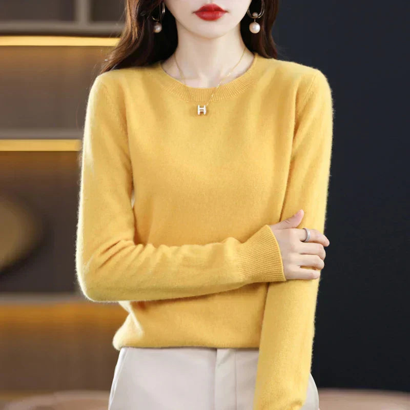 LuxeCashmere Women's Pure Merino Wool Sweater Collection