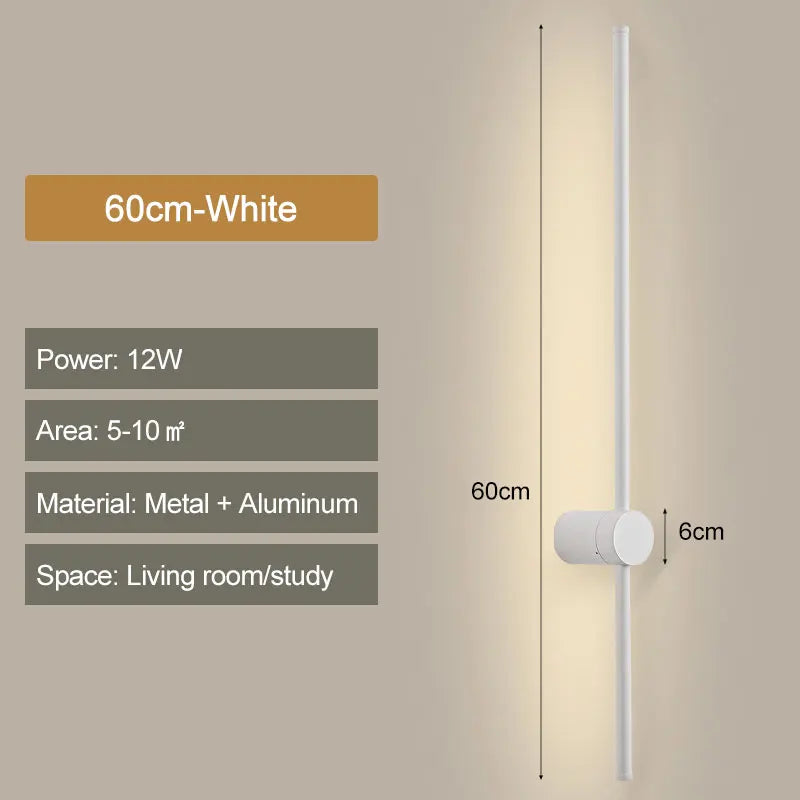 Taavita Wall Lamp Rod Black - Elegant Design for Your Home