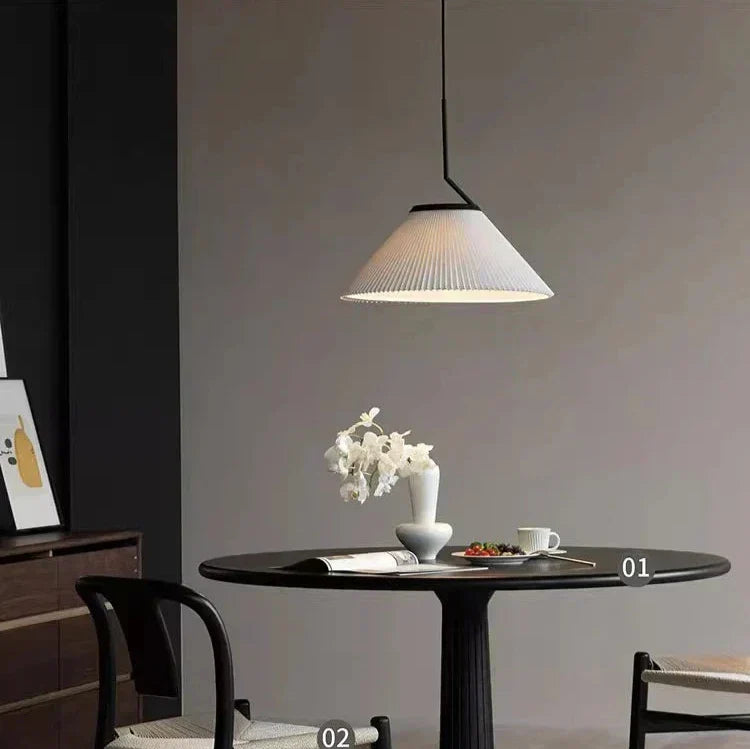 Luxe Cream Textured Pendant Light for Cozy Interiors