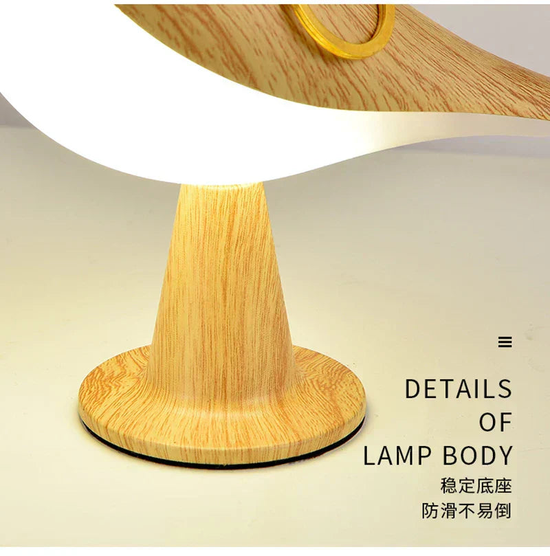 Charming Nature-Inspired LED Lamp with Colorful Bird Design