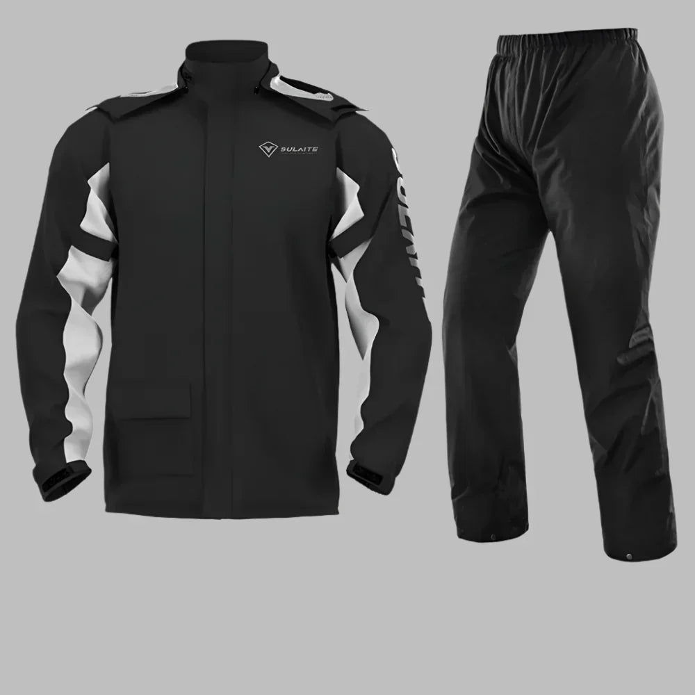 Ultimate Waterproof Motorcycle Rain Gear Set with Jacket and Pants