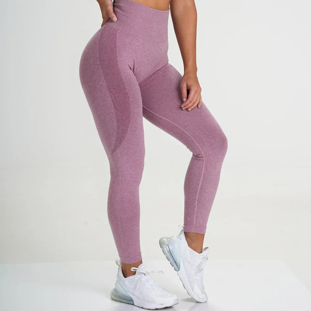 Elevate Your Workout with Seamless High-Rise Leggings