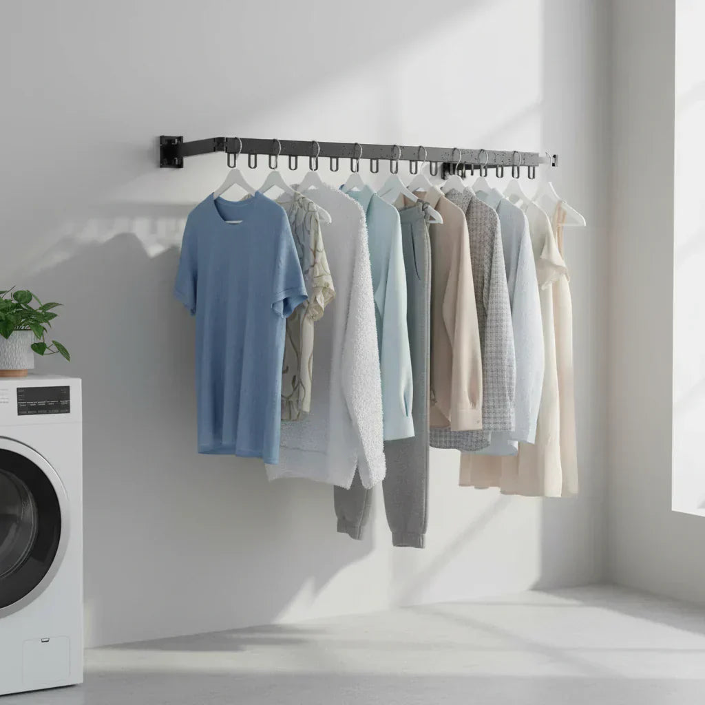 SpaceSmart Wall-Mounted Expandable Laundry Dryer