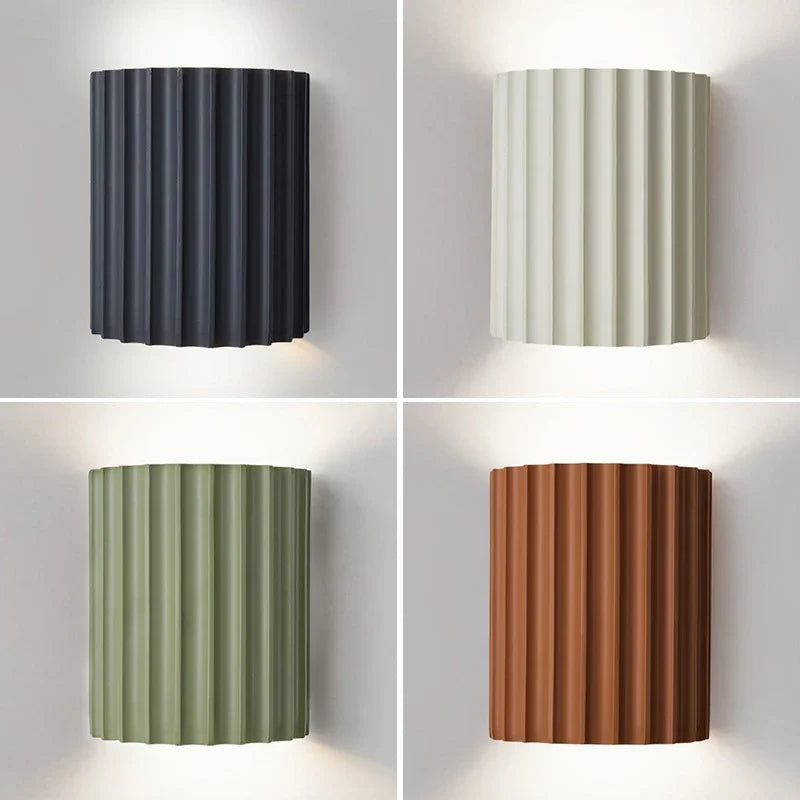 Sleek Resin Wall Light with Soft Illumination for Any Room