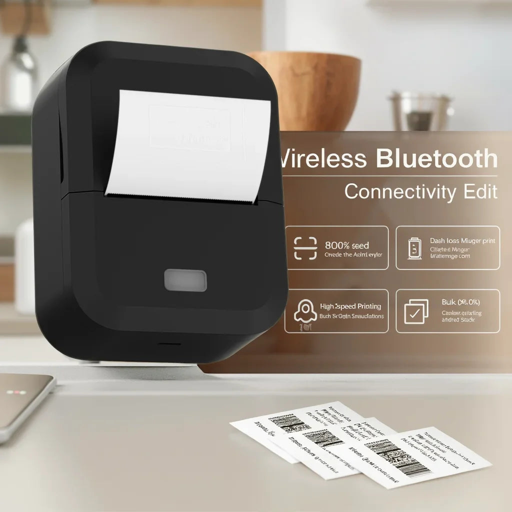 Mini Label Creator Compact Wireless Label Maker for DIY and Gifts