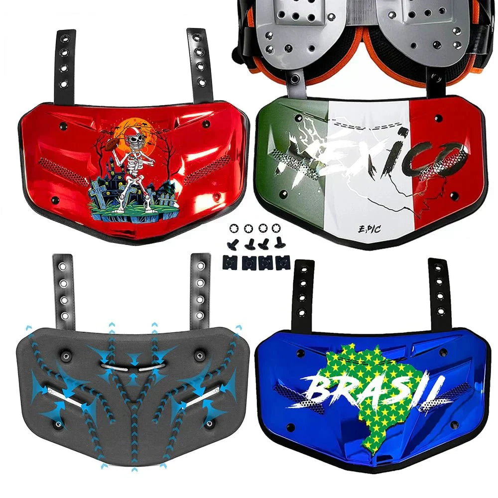 Ultimate Back Guard for Football with Impact Absorption and Airflow