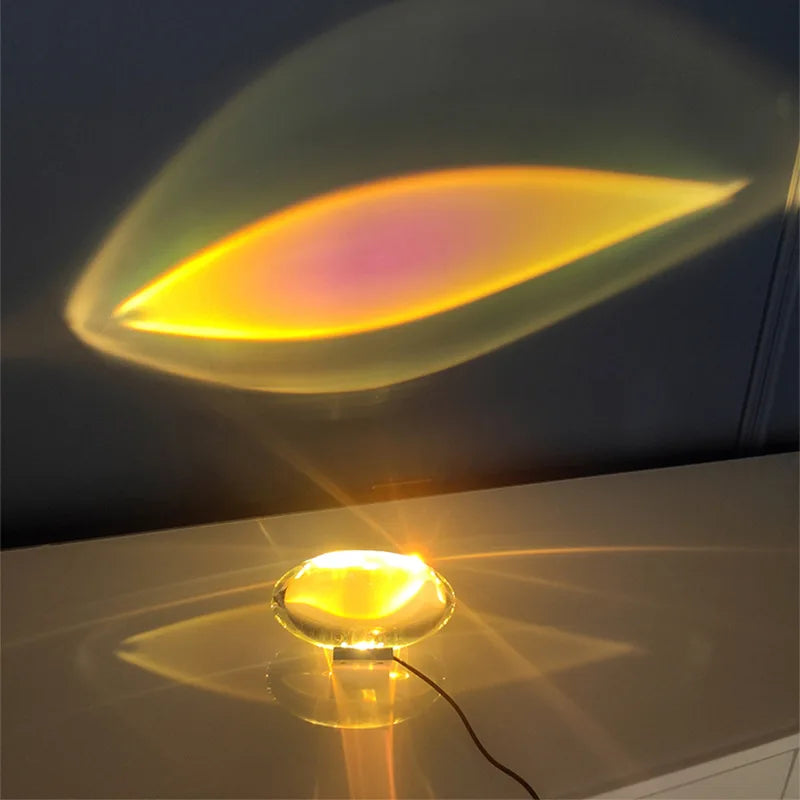 Sleek LED Crystal Egg Lamp for Elegant Home Ambiance