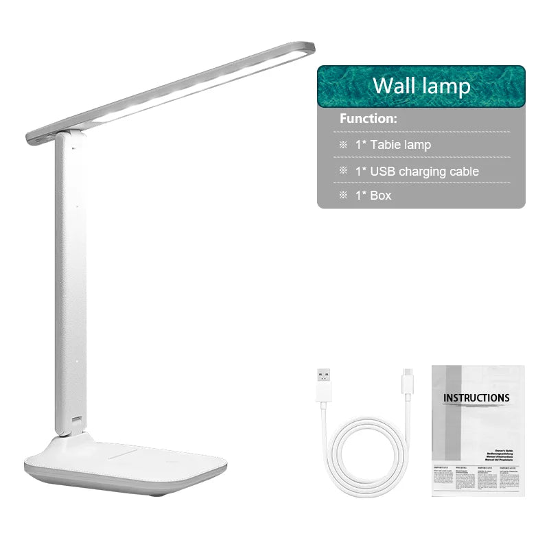 Smart Dual-Head LED Lamp with Eye-Care Technology