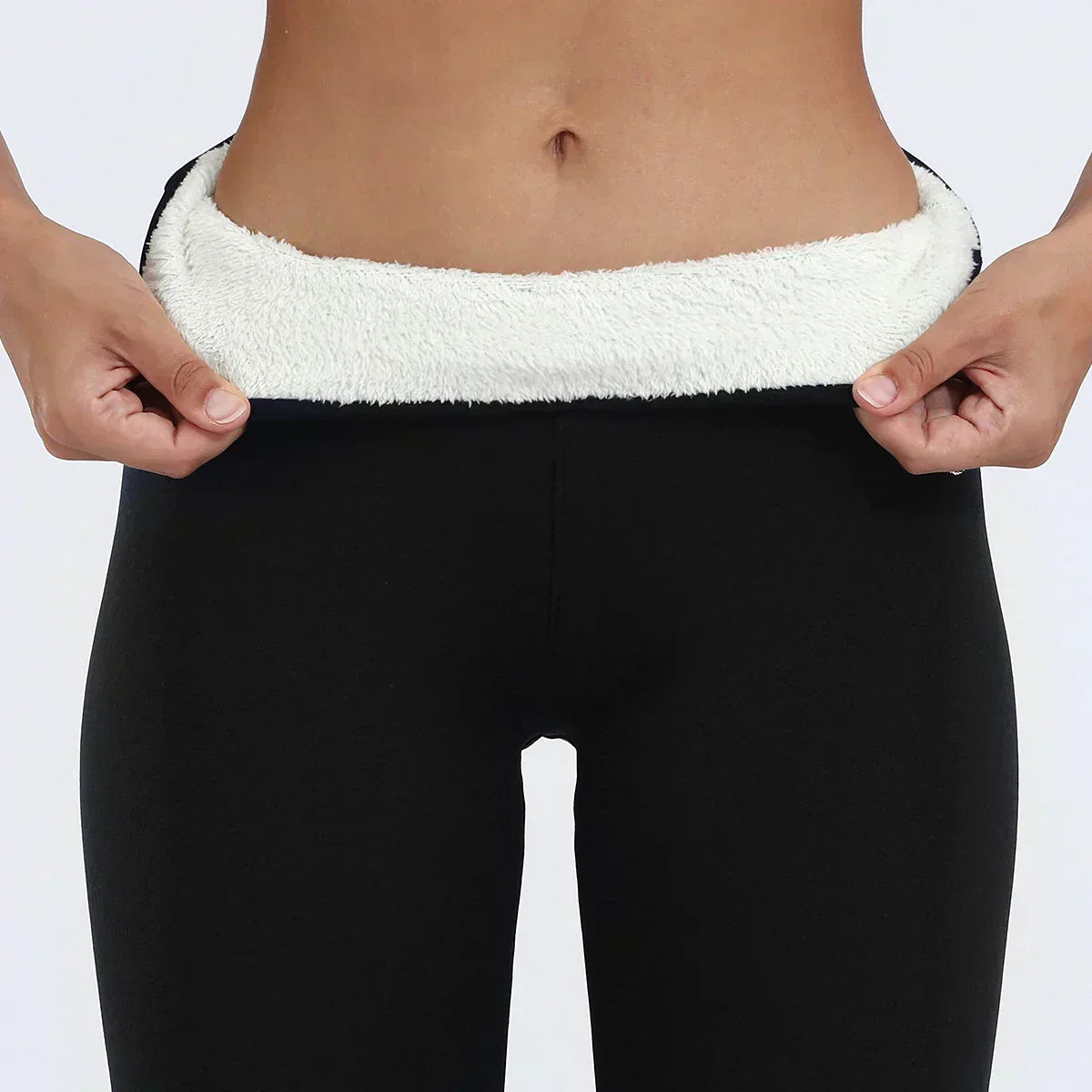 CozyShield Fleece-Lined Winter Leggings for Daily Use