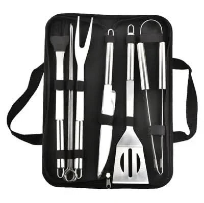 GrillMaster Pro Stainless Steel BBQ Tool Collection