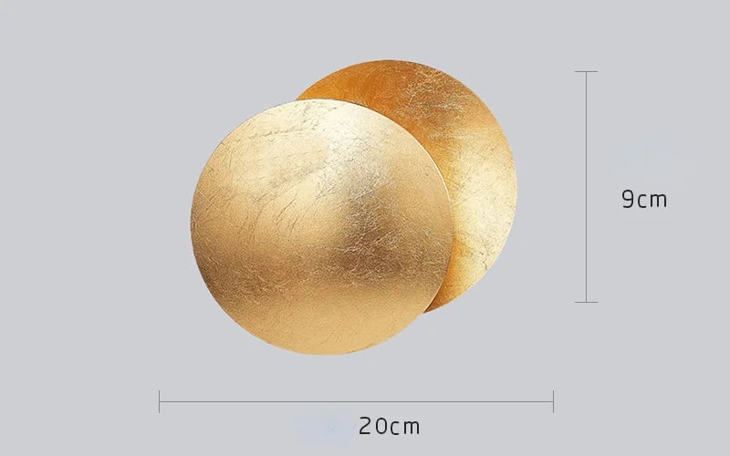 Taavita Wall Lamp Golden Disc