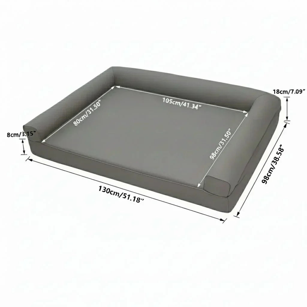 ComfortCraft Premium Orthopedic Dog Couch with Waterproof Edges