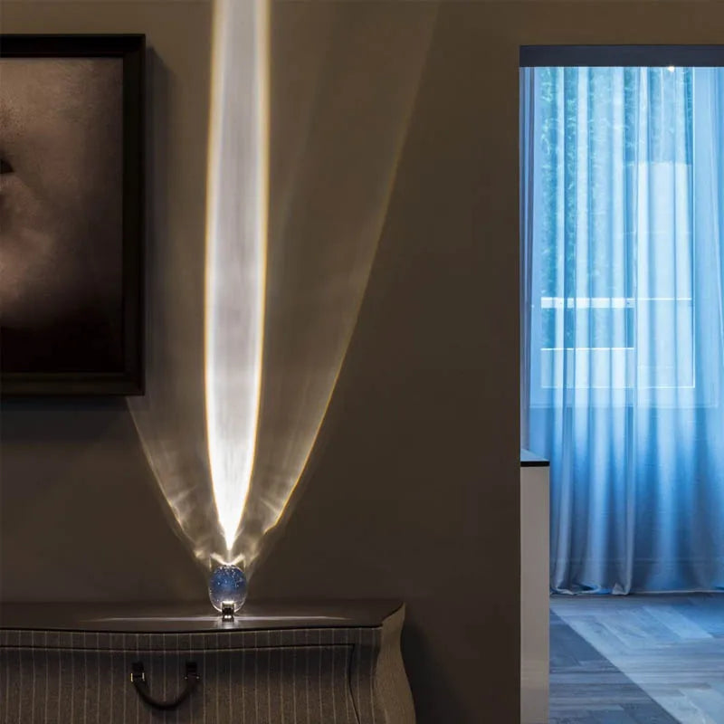 Sleek LED Crystal Egg Lamp for Elegant Home Ambiance