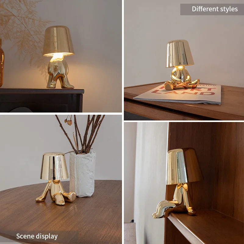Artistic Luxe LED Table Lamp with USB for Modern Spaces