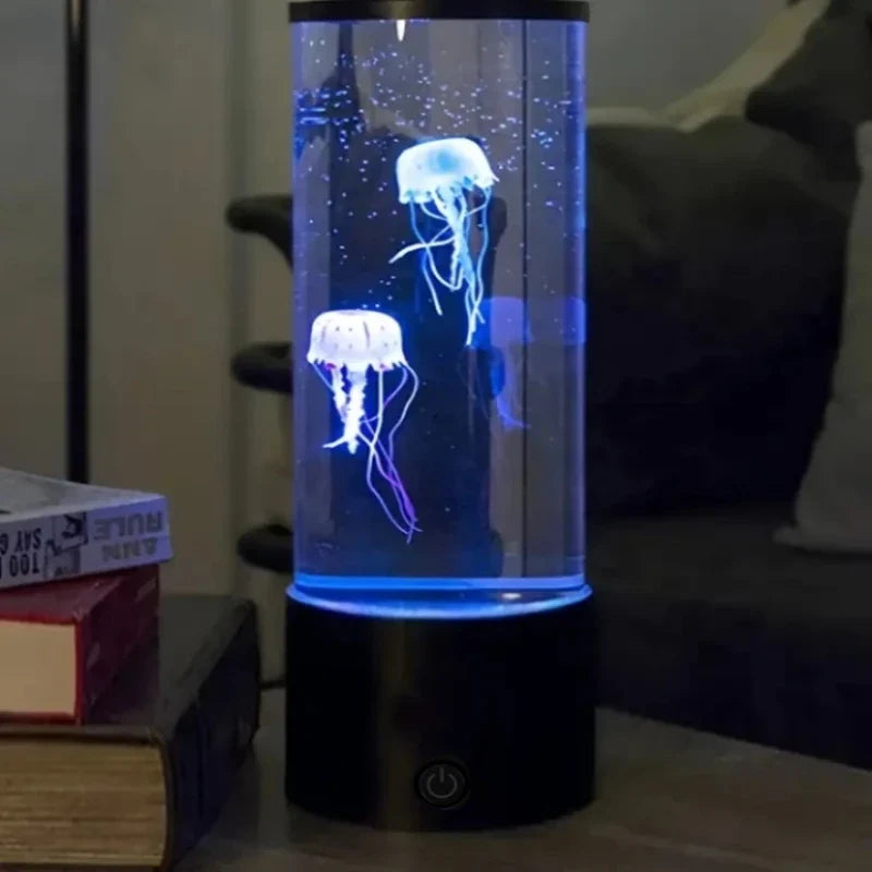 Aquatic Serenity Lamp - LED Jellyfish Nightlight for Tranquil Spaces