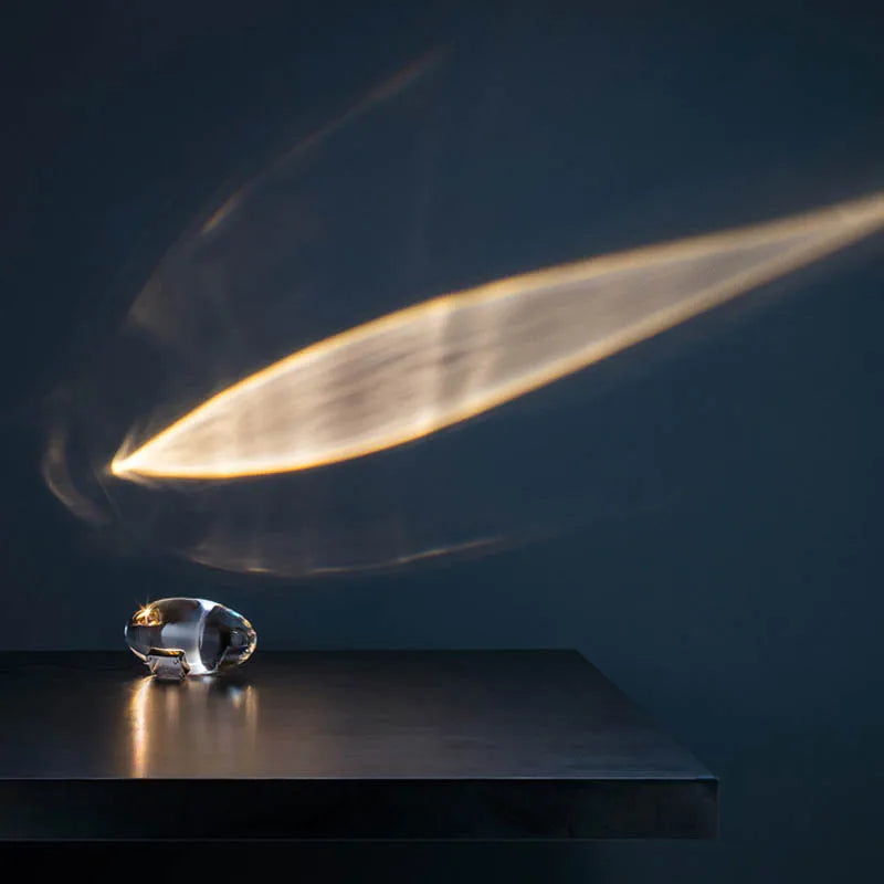 Sleek LED Crystal Egg Lamp for Elegant Home Ambiance
